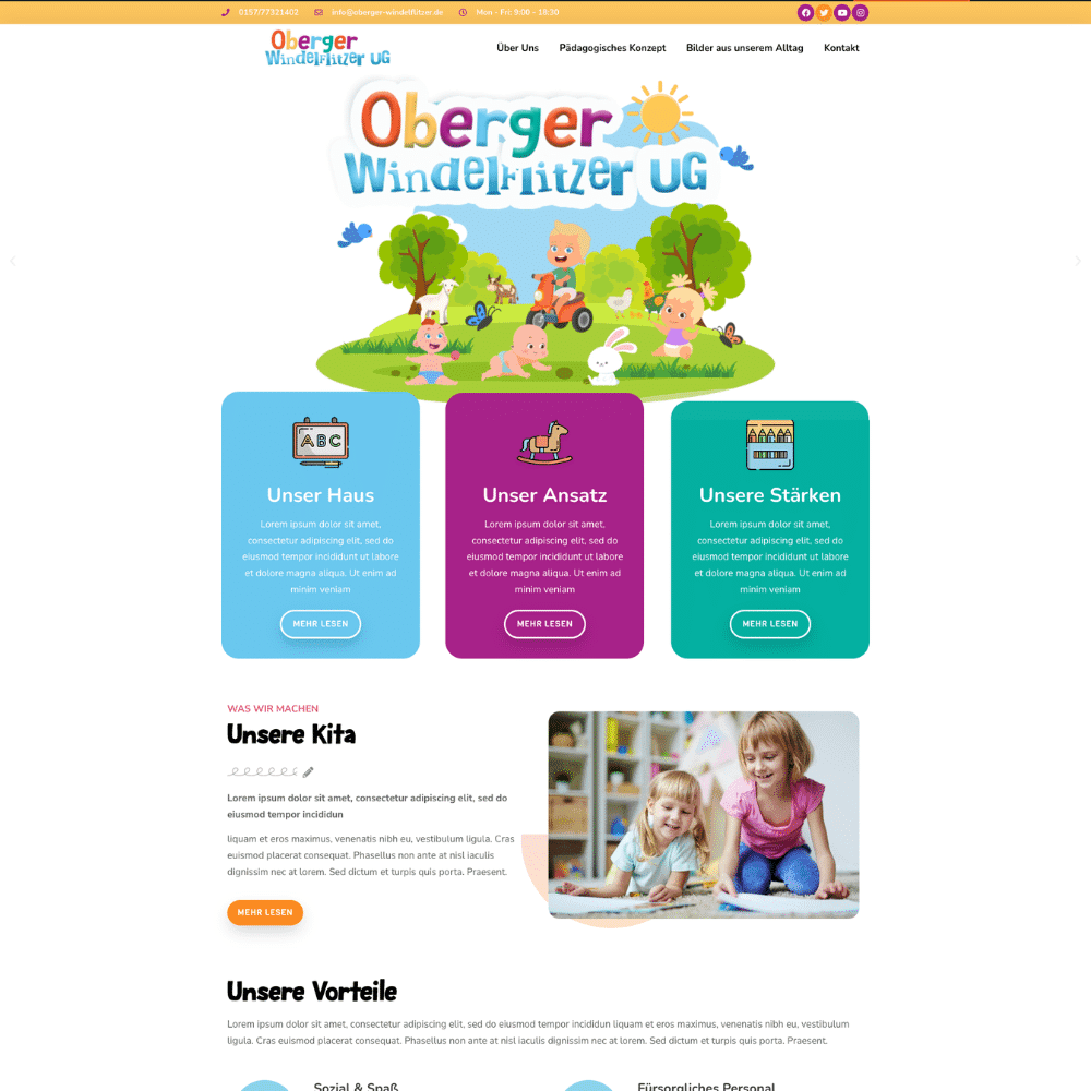 Oberger Windelflitzer — Web · Branding